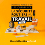 Affiche de sensibilisation au téléphone au volant pour les salariés