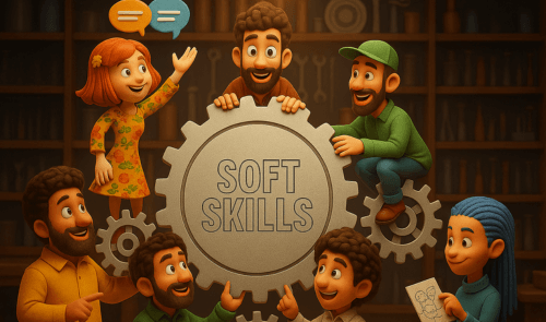 Illustration représentant les soft skills.