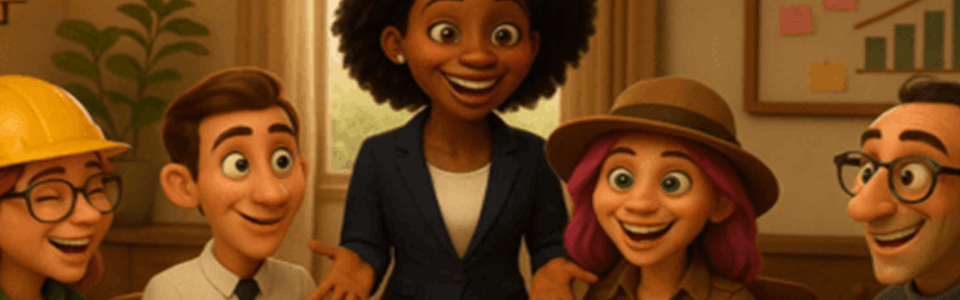 Illustration de collaborateurs faisant une analyse comportementale.