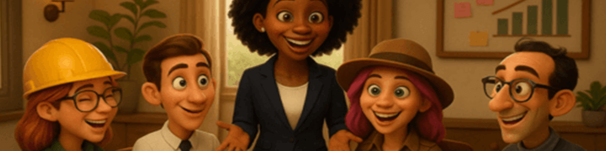 Illustration de collaborateurs faisant une analyse comportementale.