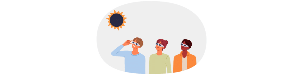 Salariés équipés de lunettes de protection oculaire réglementaires observant un phénomène lumineux