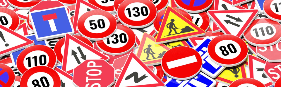Panneaux de signalisation risque routier professionnel trajets professionnels